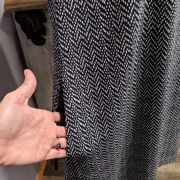 SOLD💙Gap sleeveless shift dress, navy/white dots - Picture 4 of 8